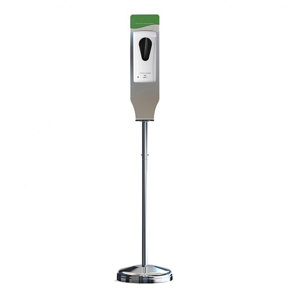 AF New Touch Free Sanitation Dispenser Stand Phtotoshop